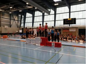 Notre équipe garçons, vainqueurs du championnat valaisan, Martigny